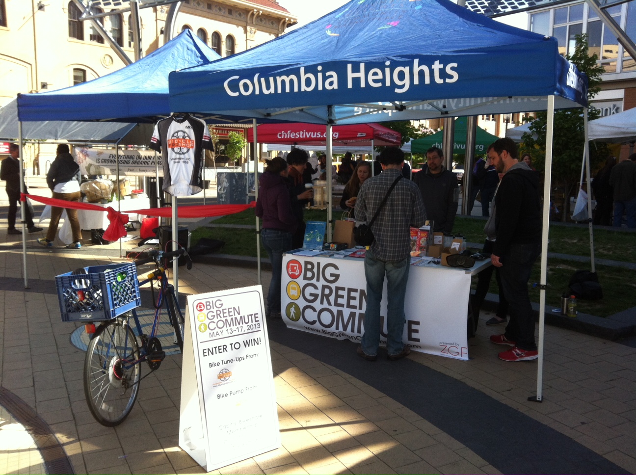Our stand in Columbia Heights this past Saturday.